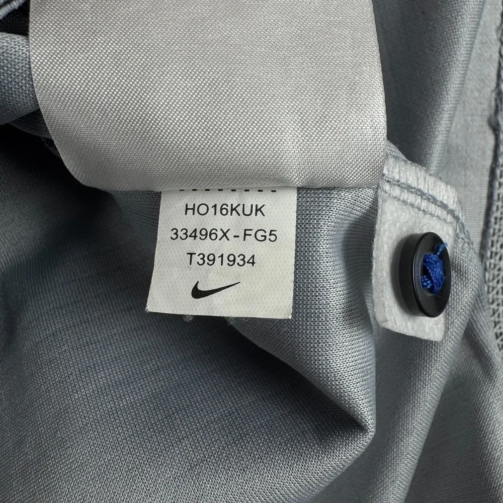 Nike Dri Fit Polo Shirt Florida Gators Polyester Gray Blue Mens Small S